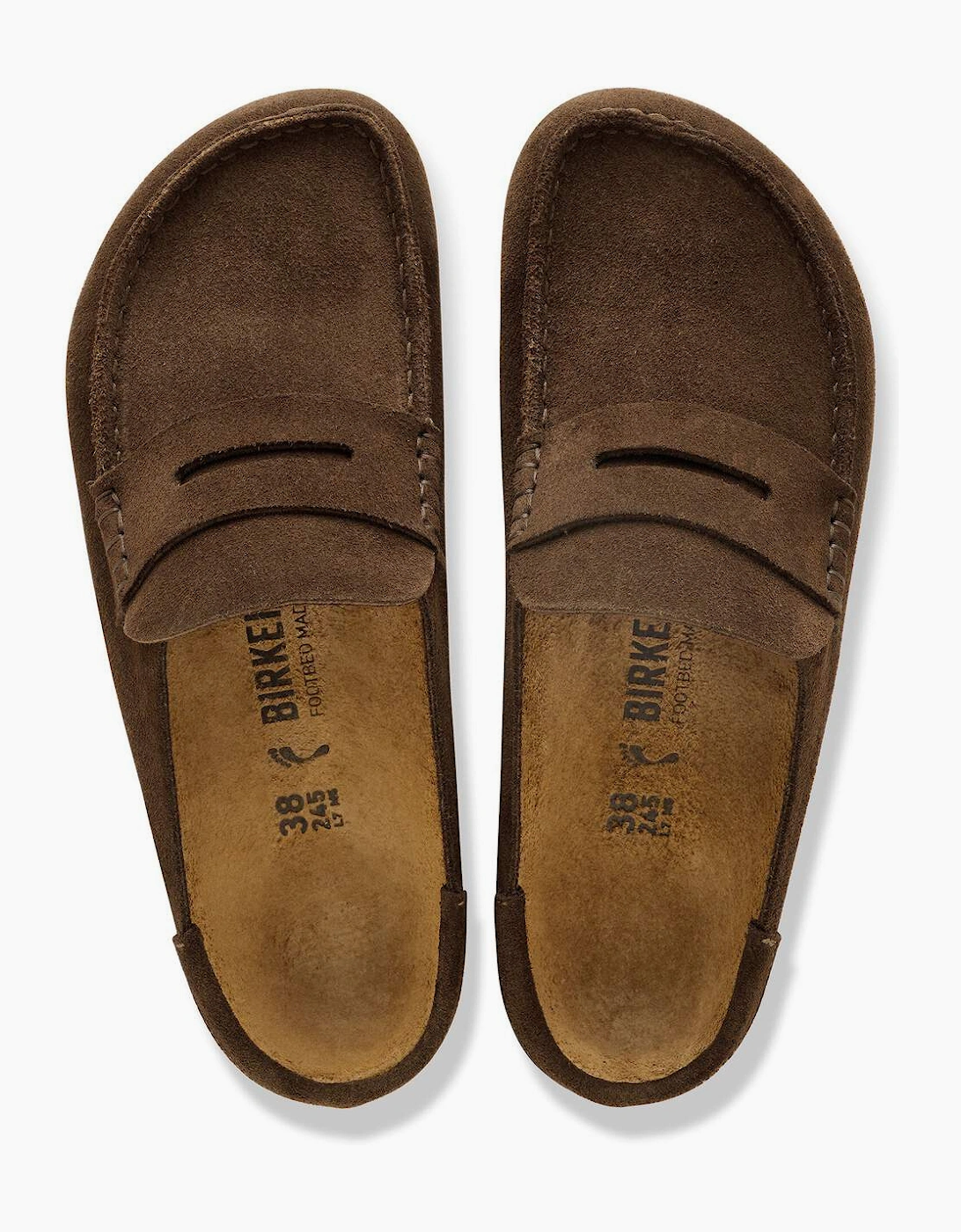 Birkenstock Naples Suede Carafe Regular Clogs