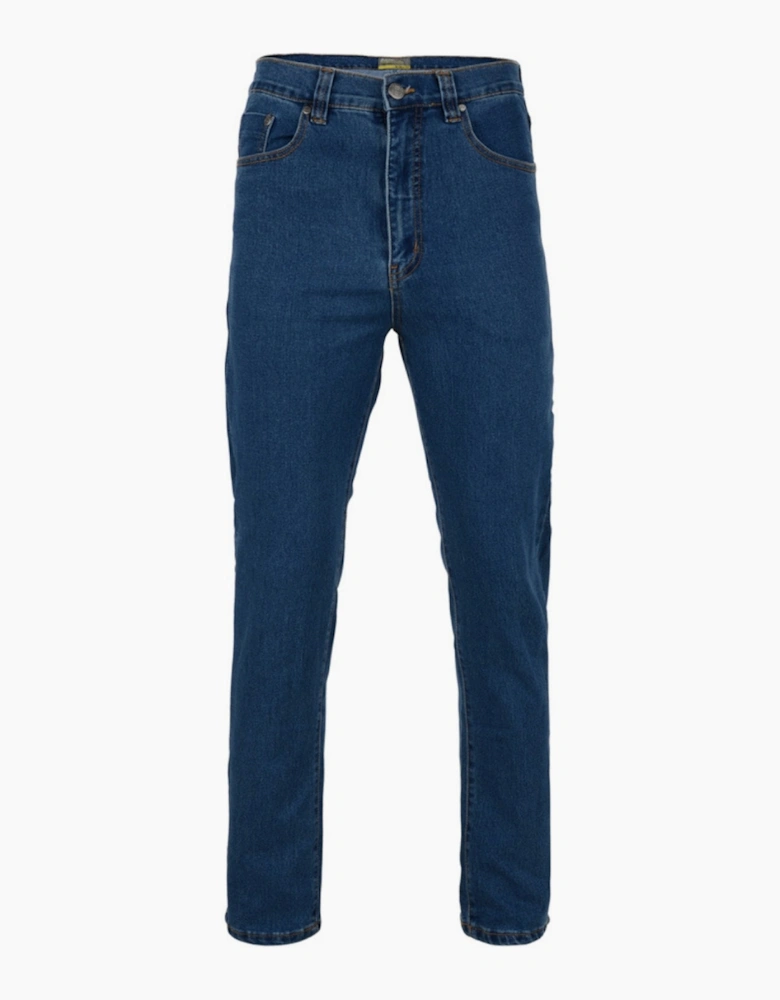 KAM Mens Regular Fit Stretch Big & Tall Jeans