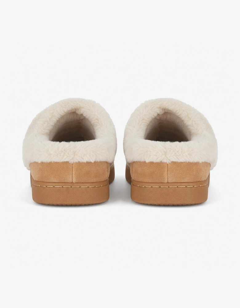 Jo & Joe ZOE Womens Mule Slippers Chestnut