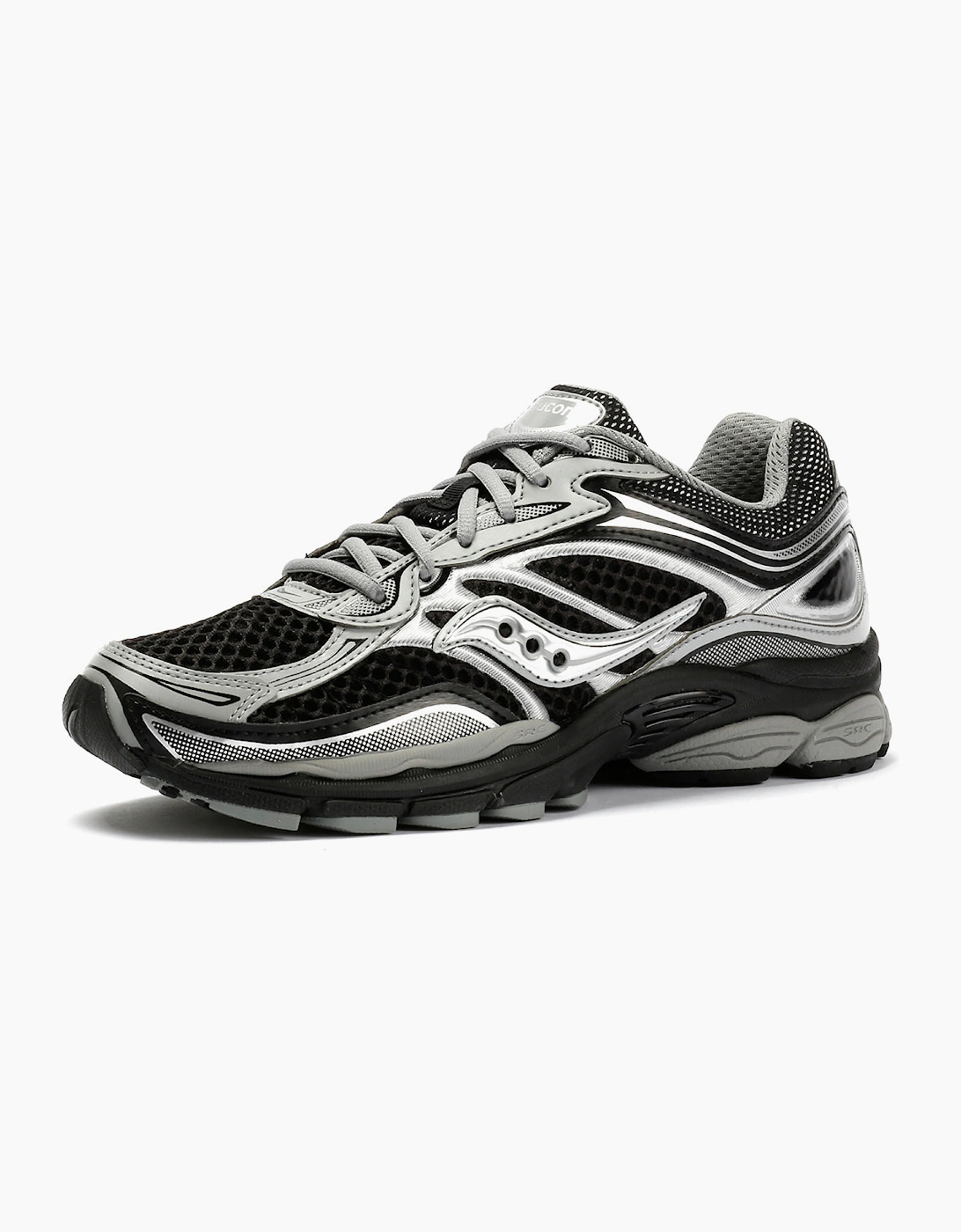 Saucony Progrid Omni 9 Black/Silver Trainers
