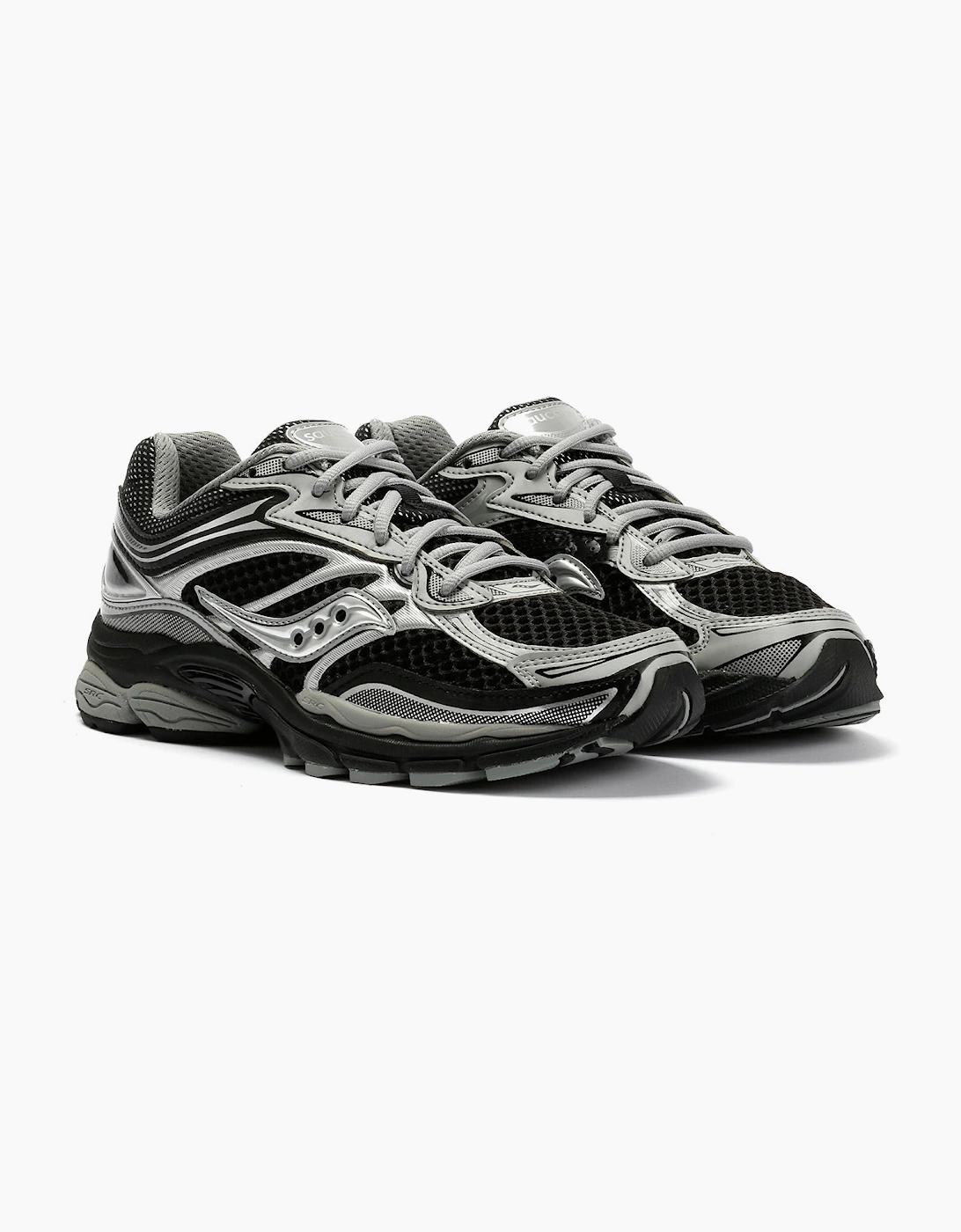 Saucony Progrid Omni 9 Black/Silver Trainers