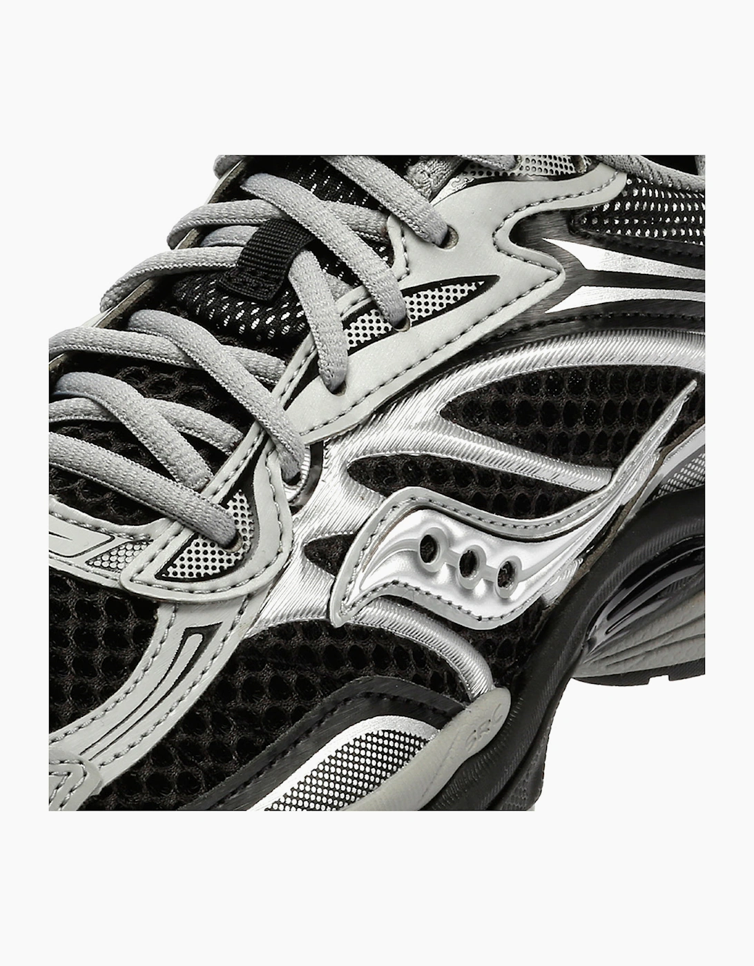 Saucony Progrid Omni 9 Black/Silver Trainers