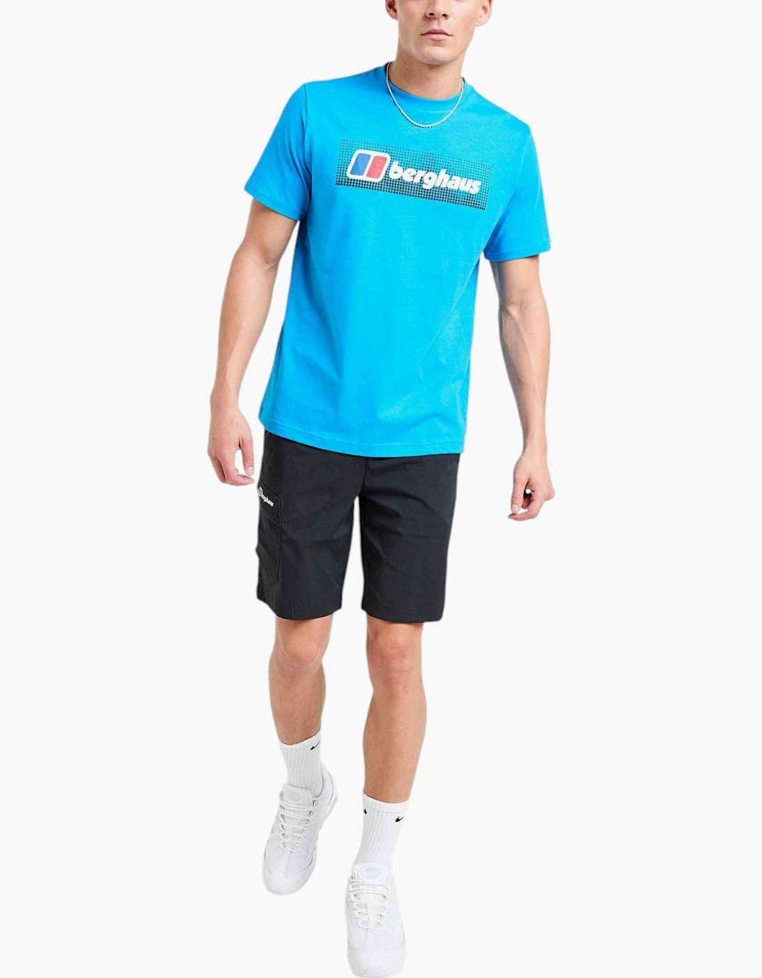 Berghaus Mens T Shirt Dot Maintain Logo Crew Neck Short Sleeve Cotton Summer Tee
