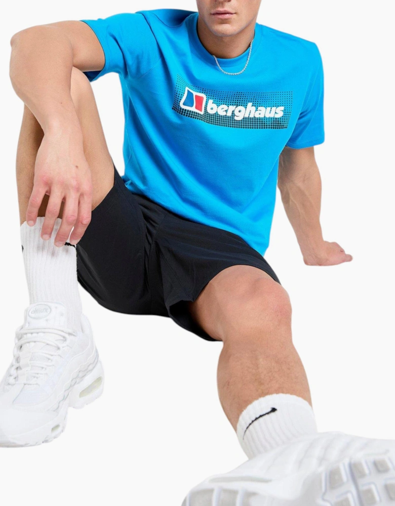 Berghaus Mens T Shirt Dot Maintain Logo Crew Neck Short Sleeve Cotton Summer Tee