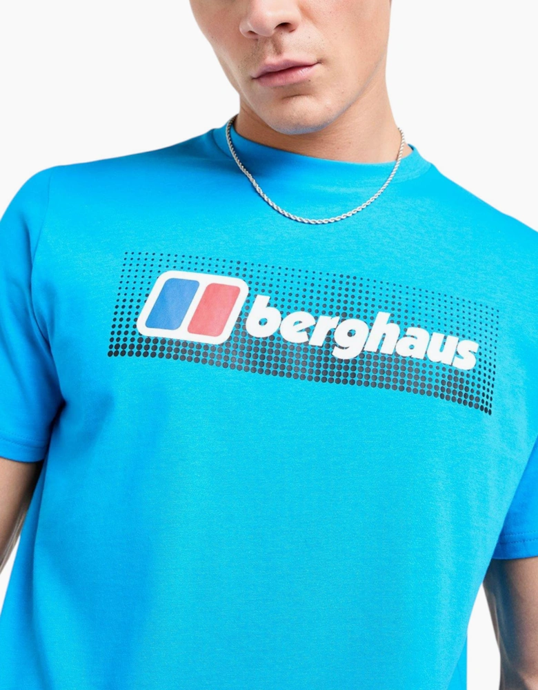 Berghaus Mens T Shirt Dot Maintain Logo Crew Neck Short Sleeve Cotton Summer Tee