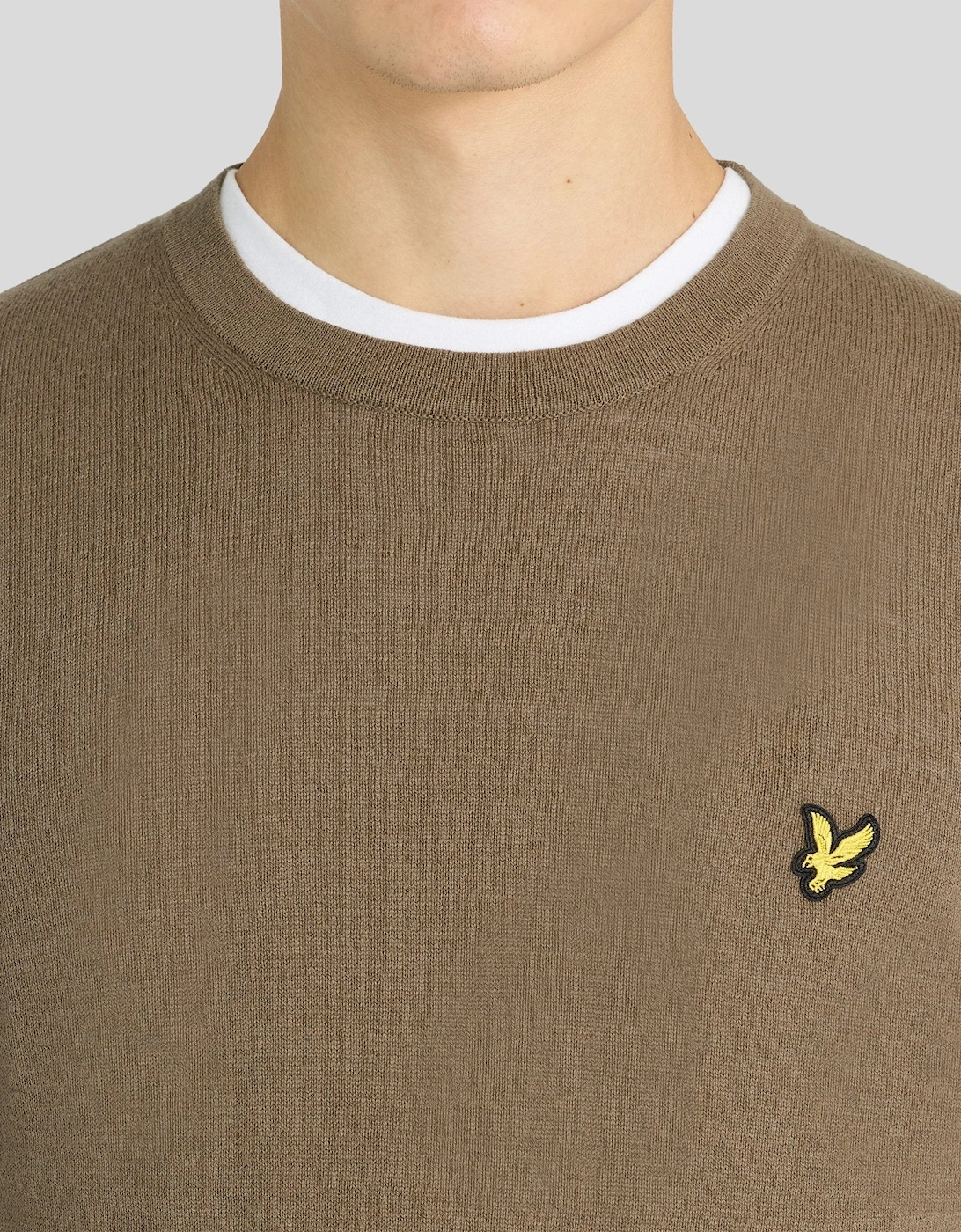 Cotton Merino Crew Neck Jumper