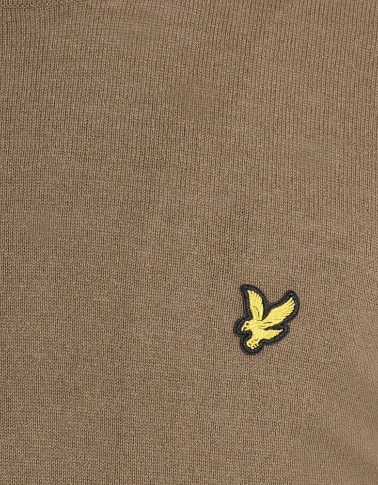 Cotton Merino Crew Neck Jumper