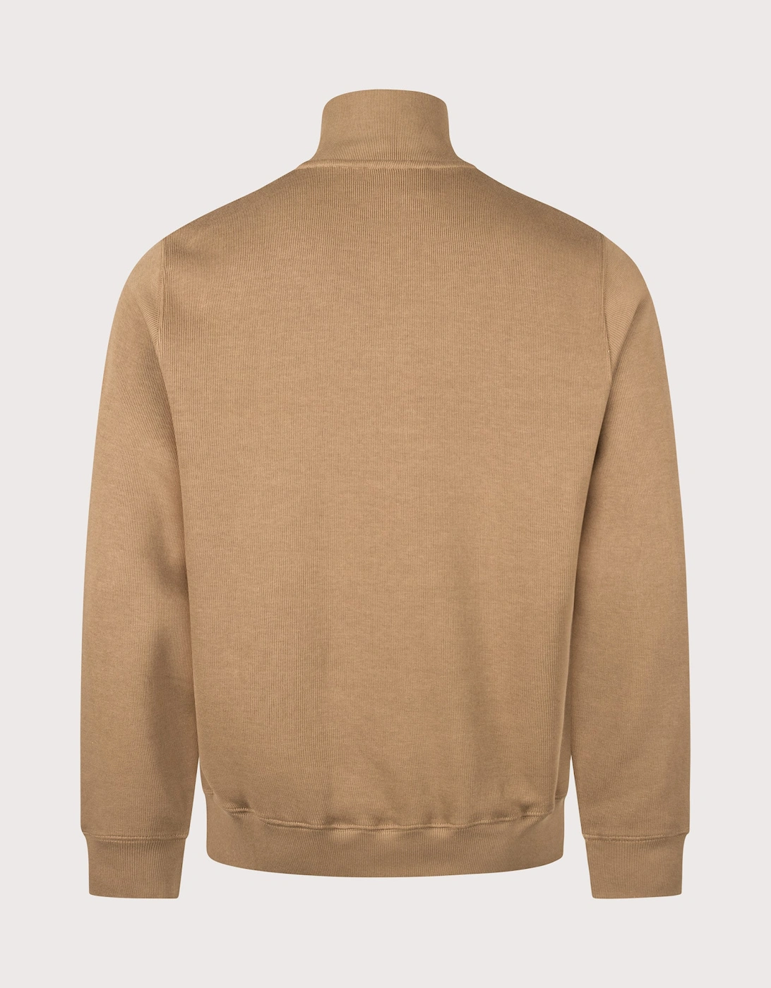 Regular Fit Croc Logo Quarter Zip Knit Jumper