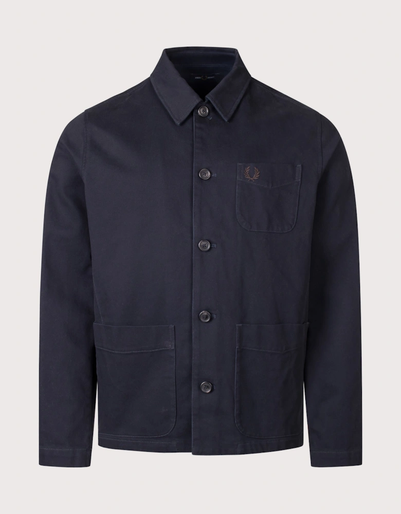 Regular Fit Bedford Cord Overshirt