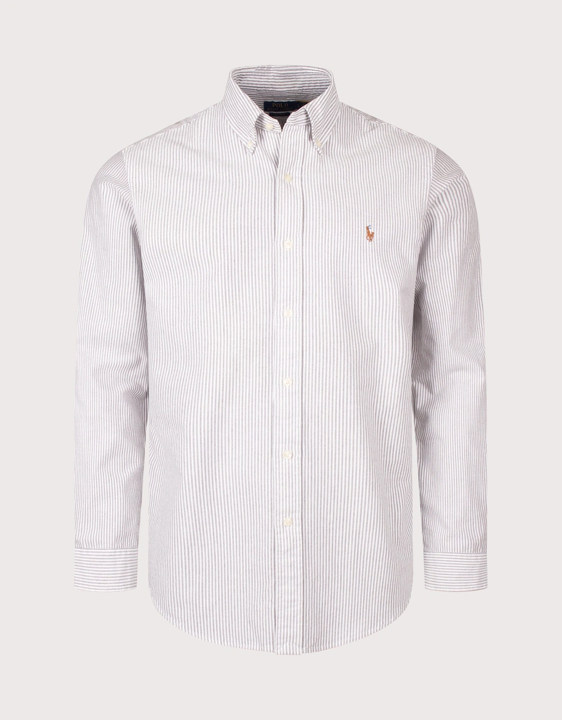 Custom Fit Striped Oxford Shirt