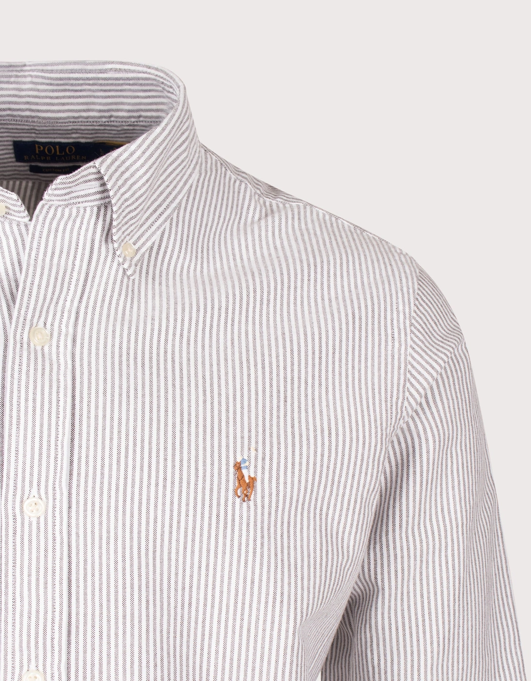 Custom Fit Striped Oxford Shirt