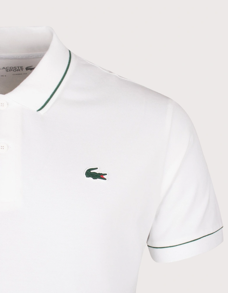 Classic Fit Heat Regulating Mini Piqué Golf Polo Shirt