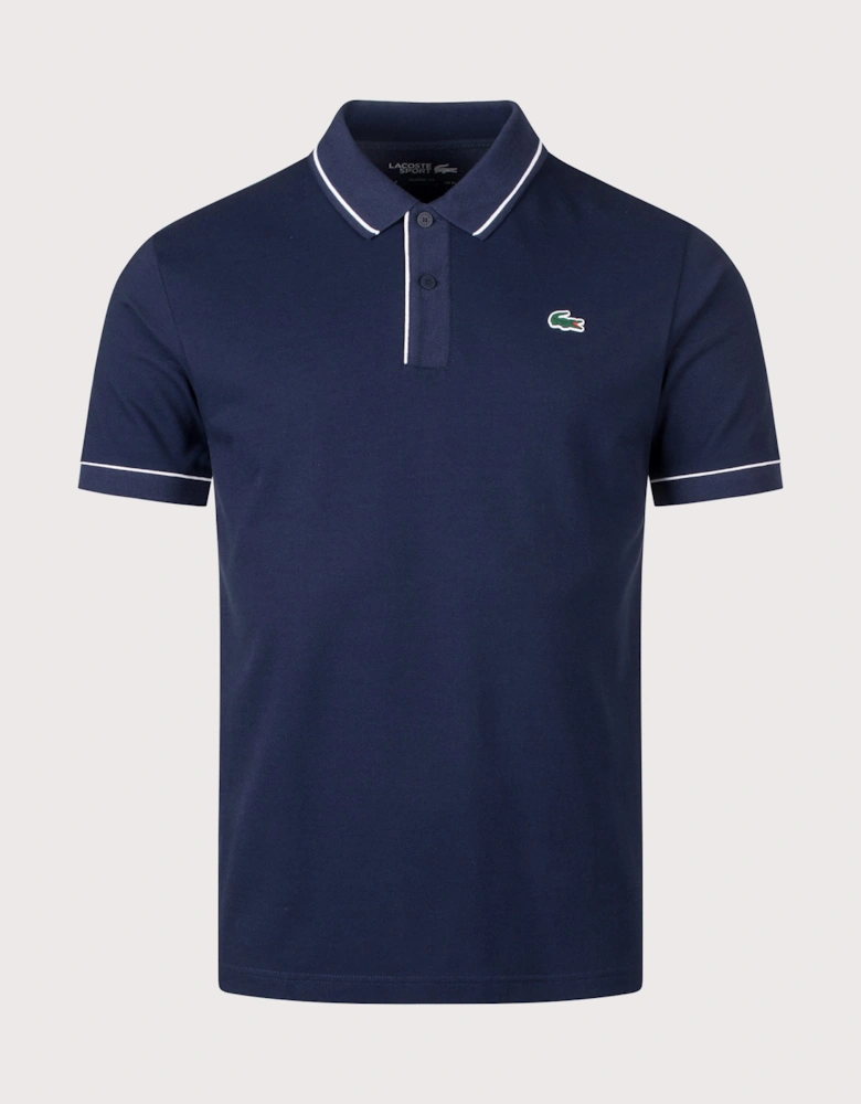 Classic Fit Heat Regulating Mini Piqué Golf Polo Shirt