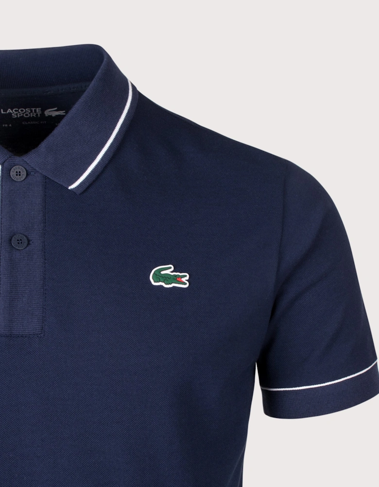 Classic Fit Heat Regulating Mini Piqué Golf Polo Shirt