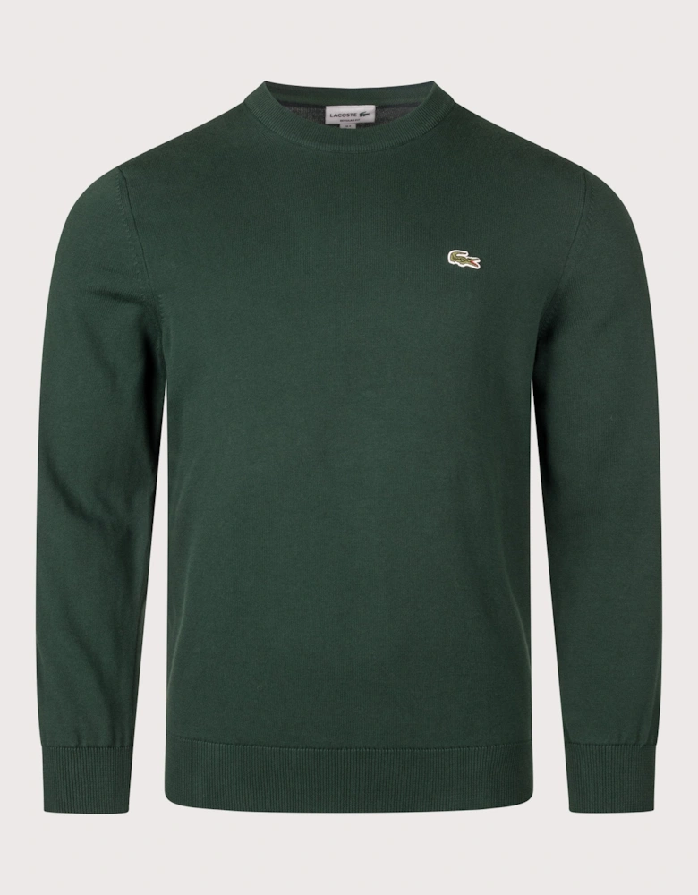 Regular Fit Croc Logo Knitted Jumper