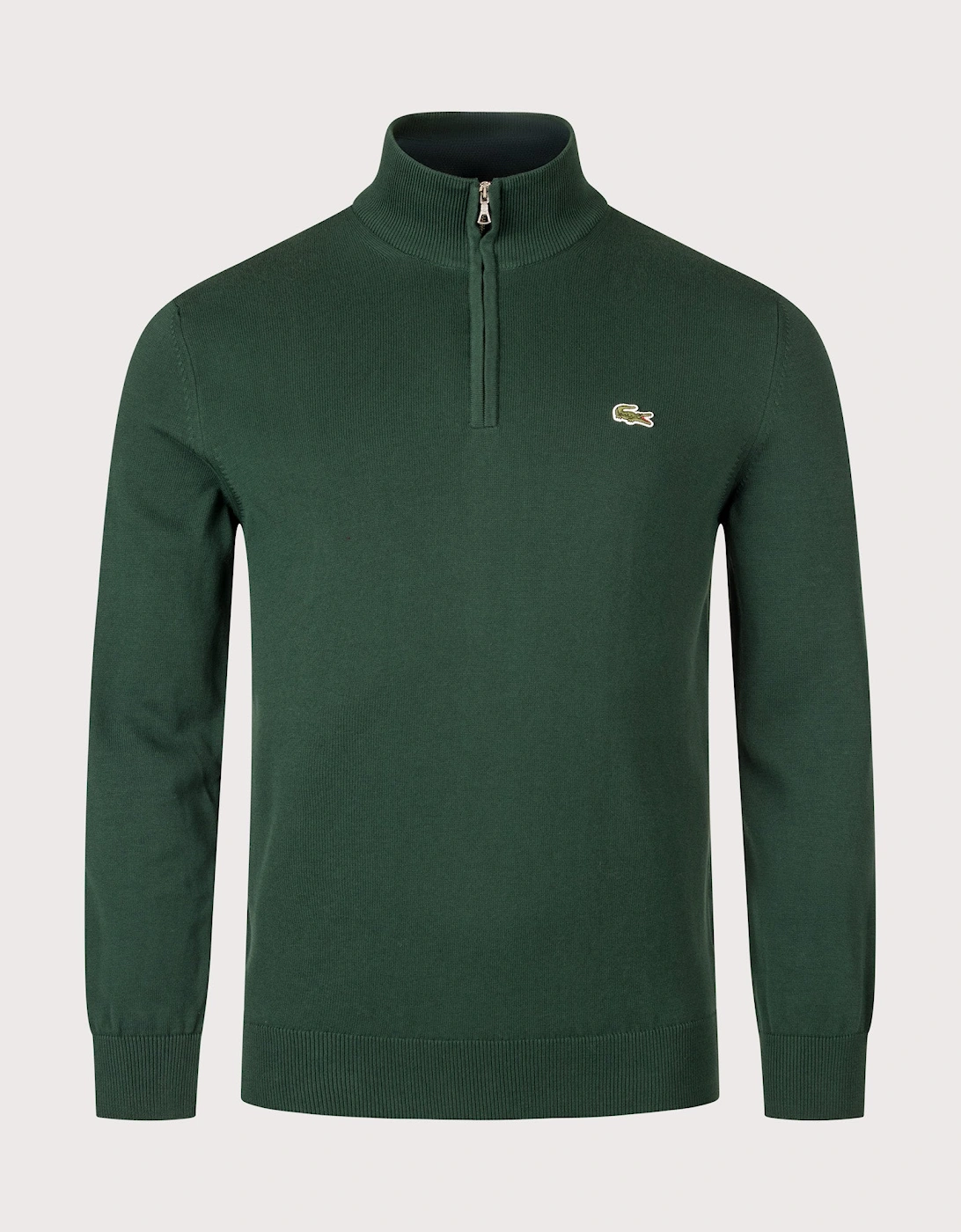 Regular Fit Quarter Zip Knit Jumper