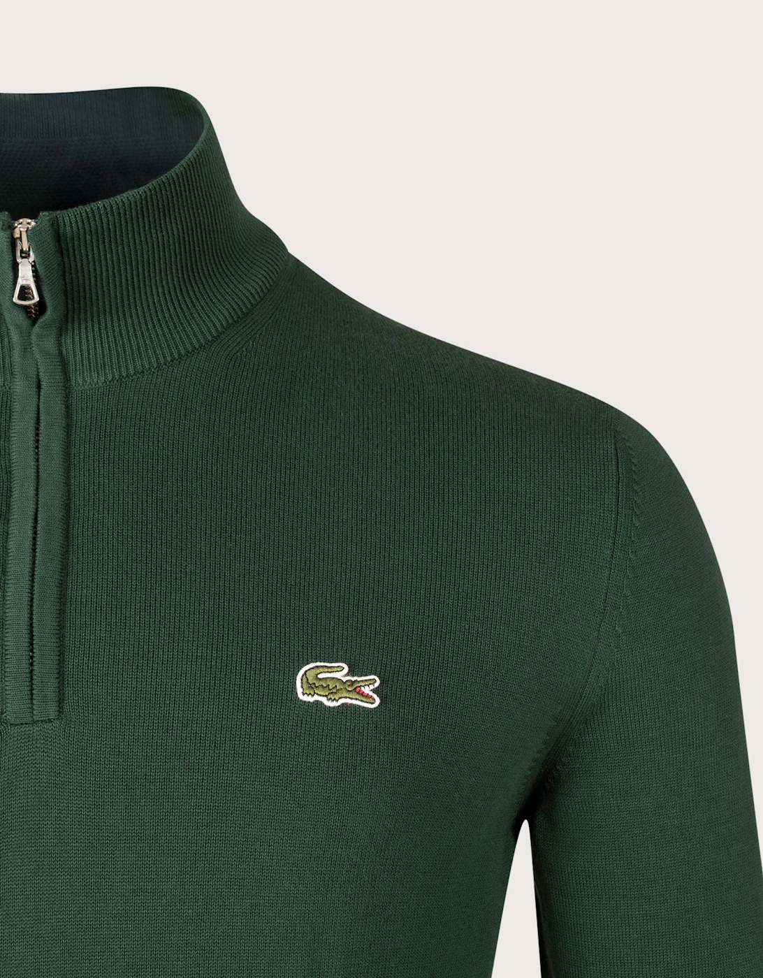 Regular Fit Quarter Zip Knit Jumper