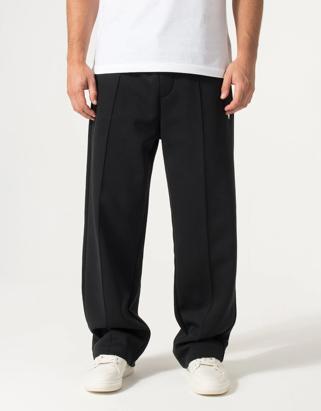 Double Knit Wide Leg Joggers