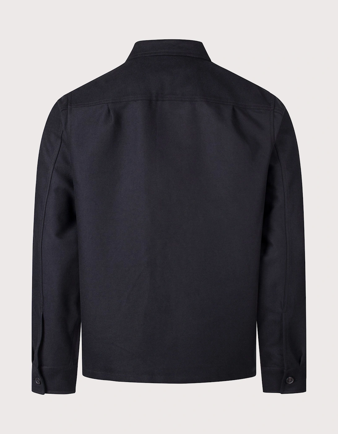 Regular Fit Brushed Twill Overshirt
