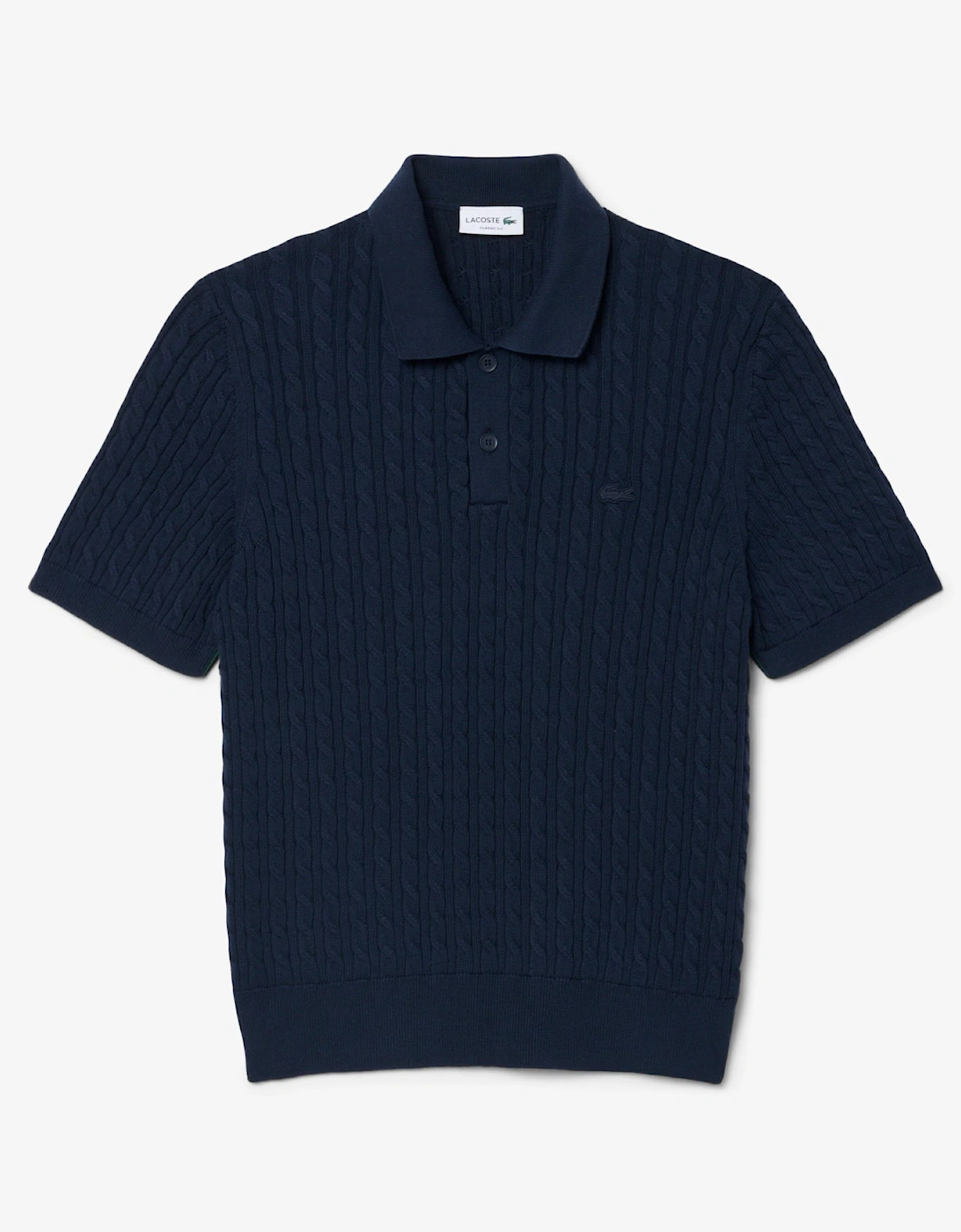 Lacoste Polo Mens Short Sleeve Sweatshirt - Blue Marine M35