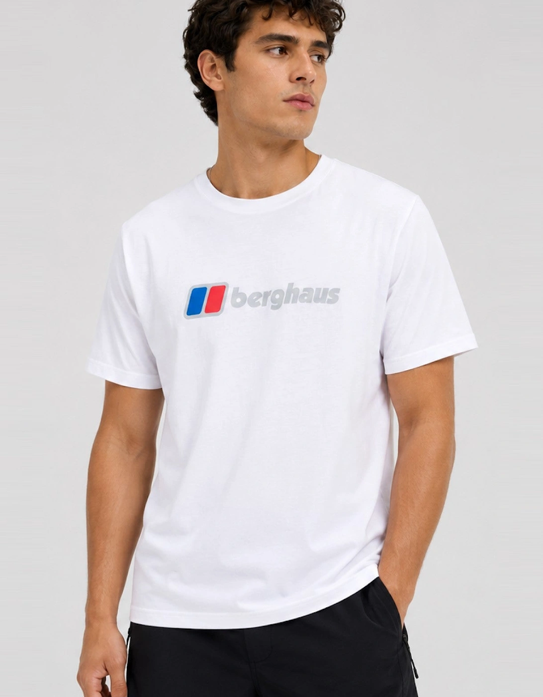 Berghaus Mens Class XL Logo Graphic T Shirt in White