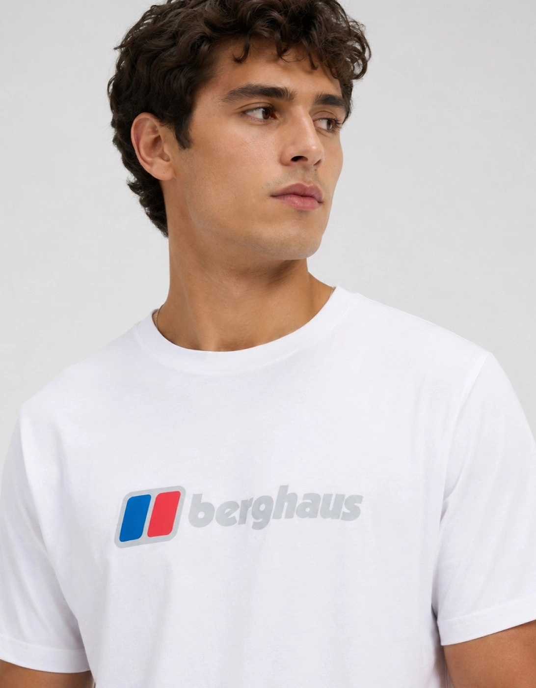 Berghaus Mens Class XL Logo Graphic T Shirt in White