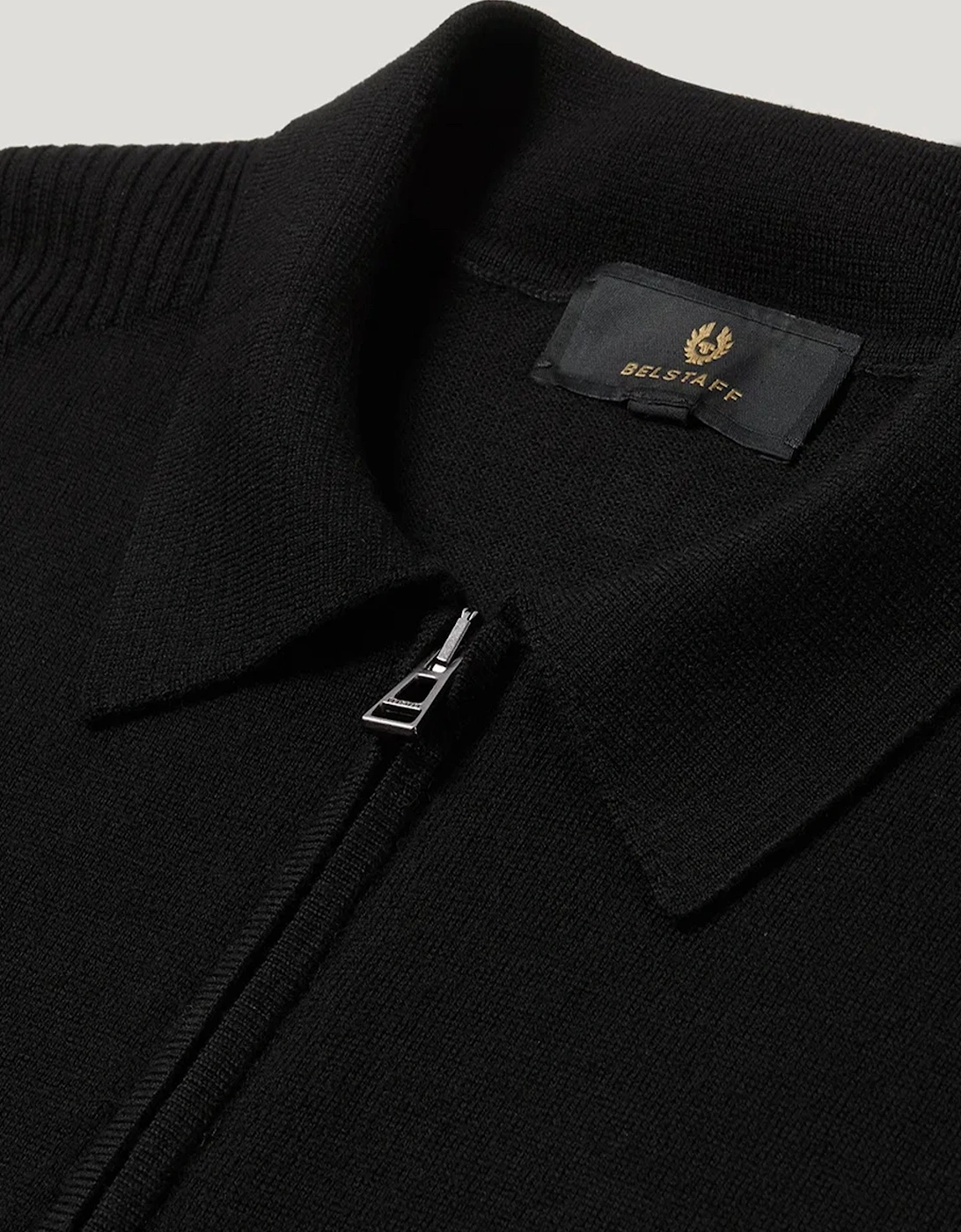 Colden Knitted Polo Black