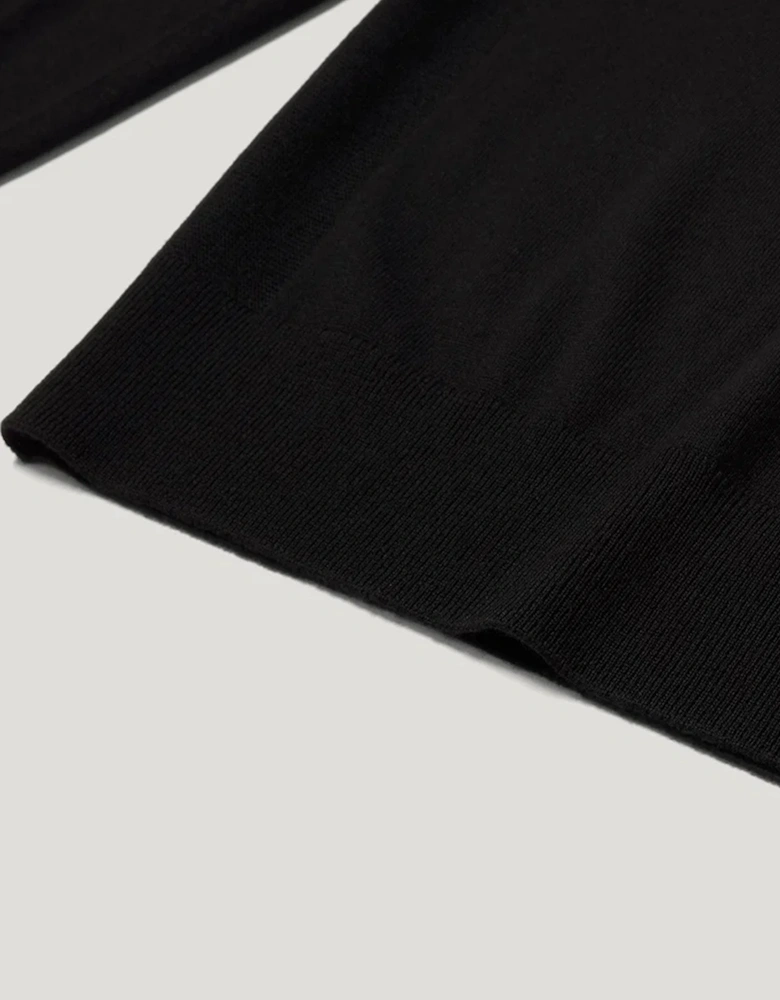 Colden Knitted Polo Black
