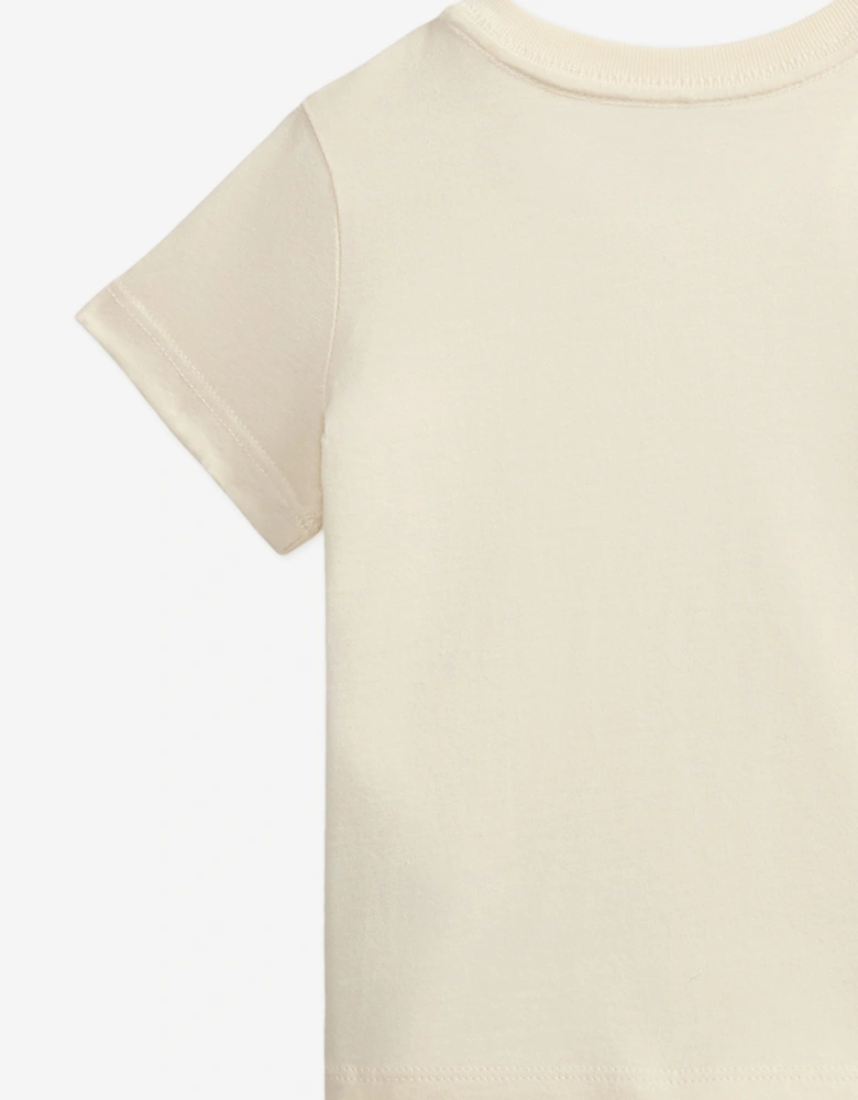 Ralph Lauren Baby Boys Polo Bear T-Shirt in Ivory