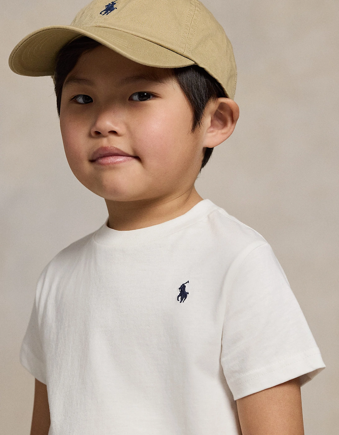Ralph Lauren Boys Logo T-Shirt in White