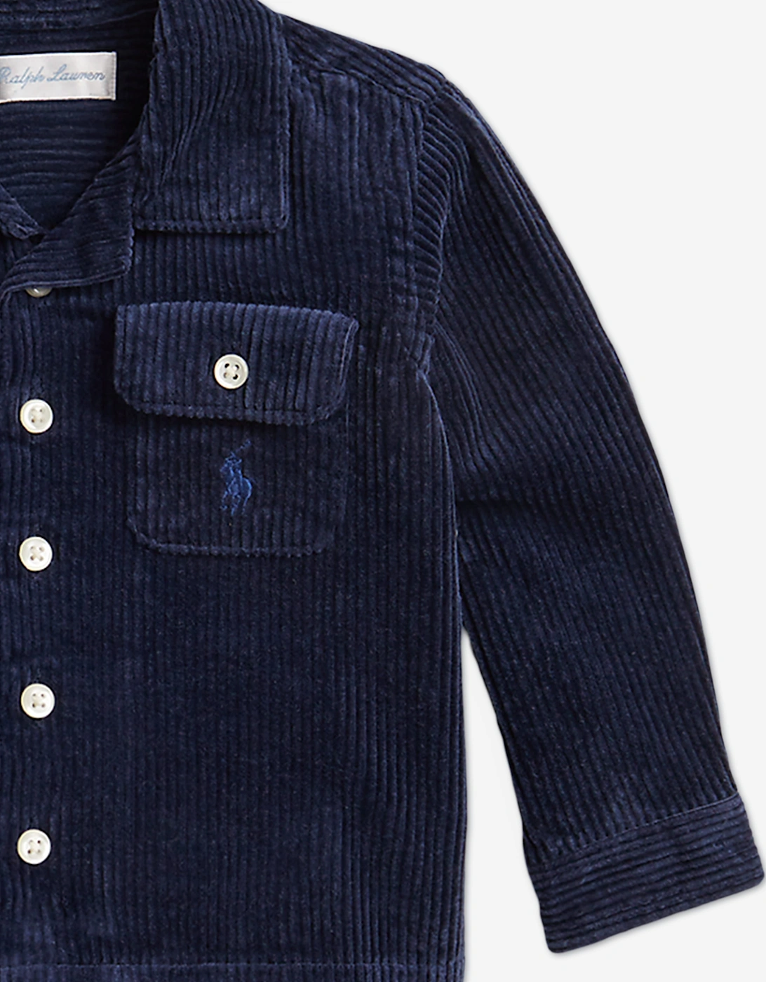 Ralph Lauren Baby Boys Corduroy Trouser Set in Navy