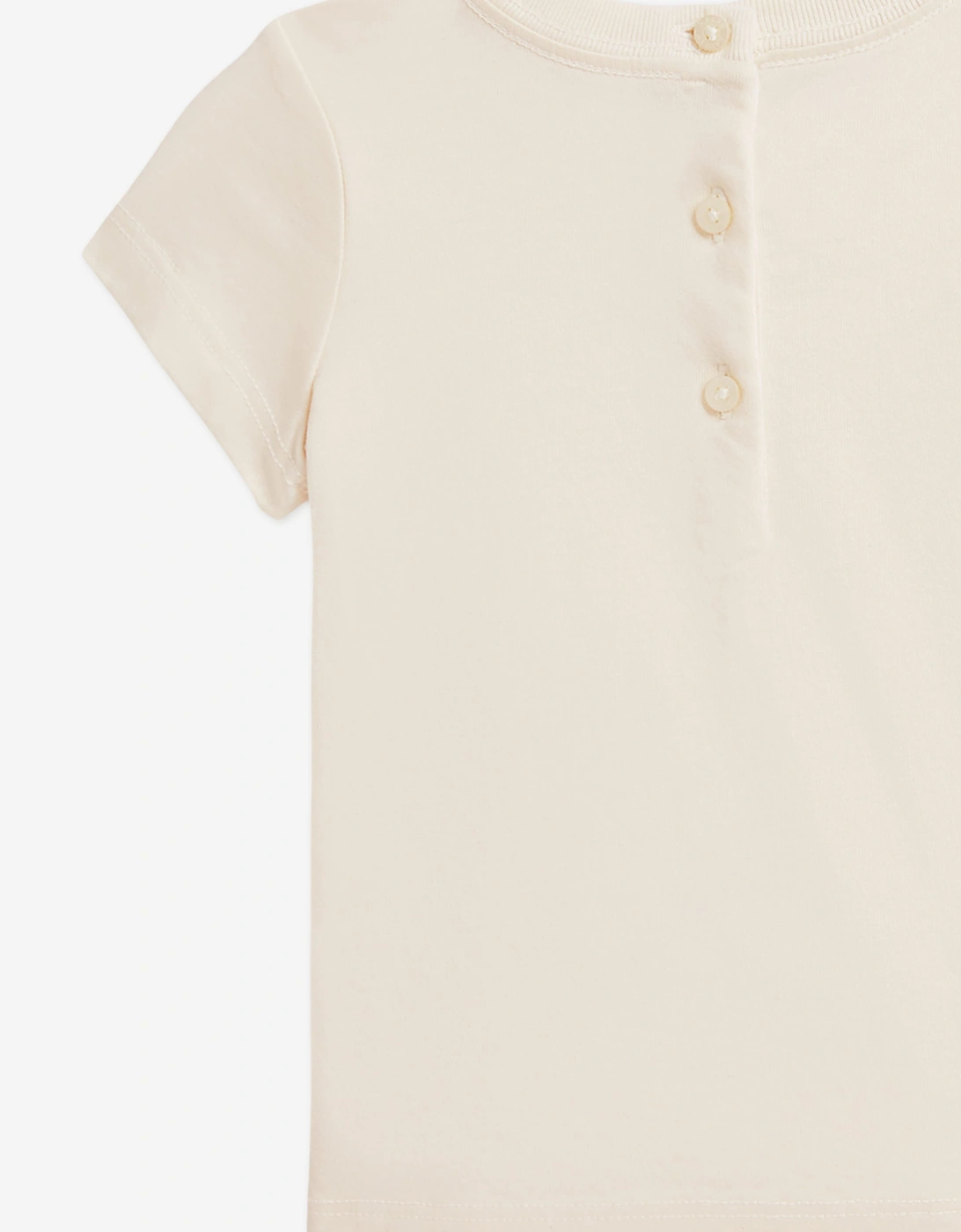 Ralph Lauren Baby Girls Polo Bear T-Shirt in Ivory