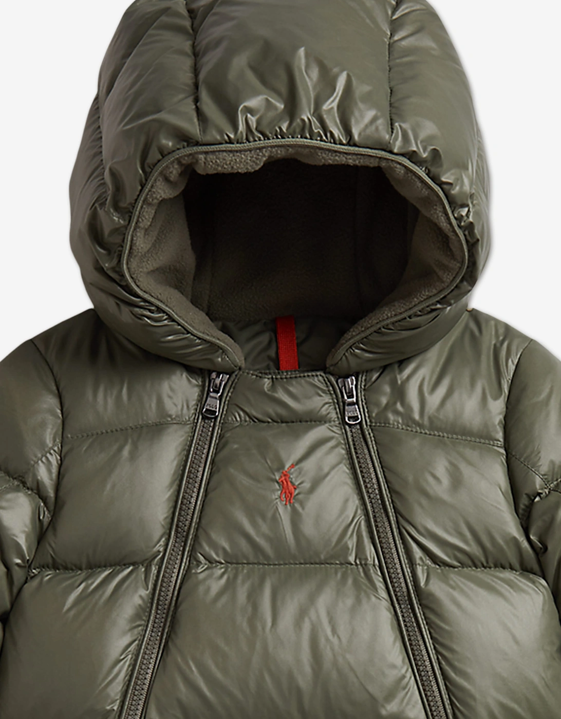 Ralph Lauren Baby Boys Padded Snowsuit in Green