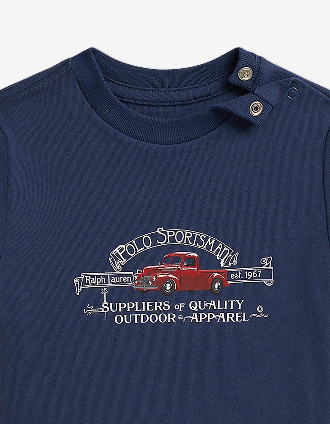 Ralph Lauren Baby Boys Polo Sportsman T-Shirt in Navy