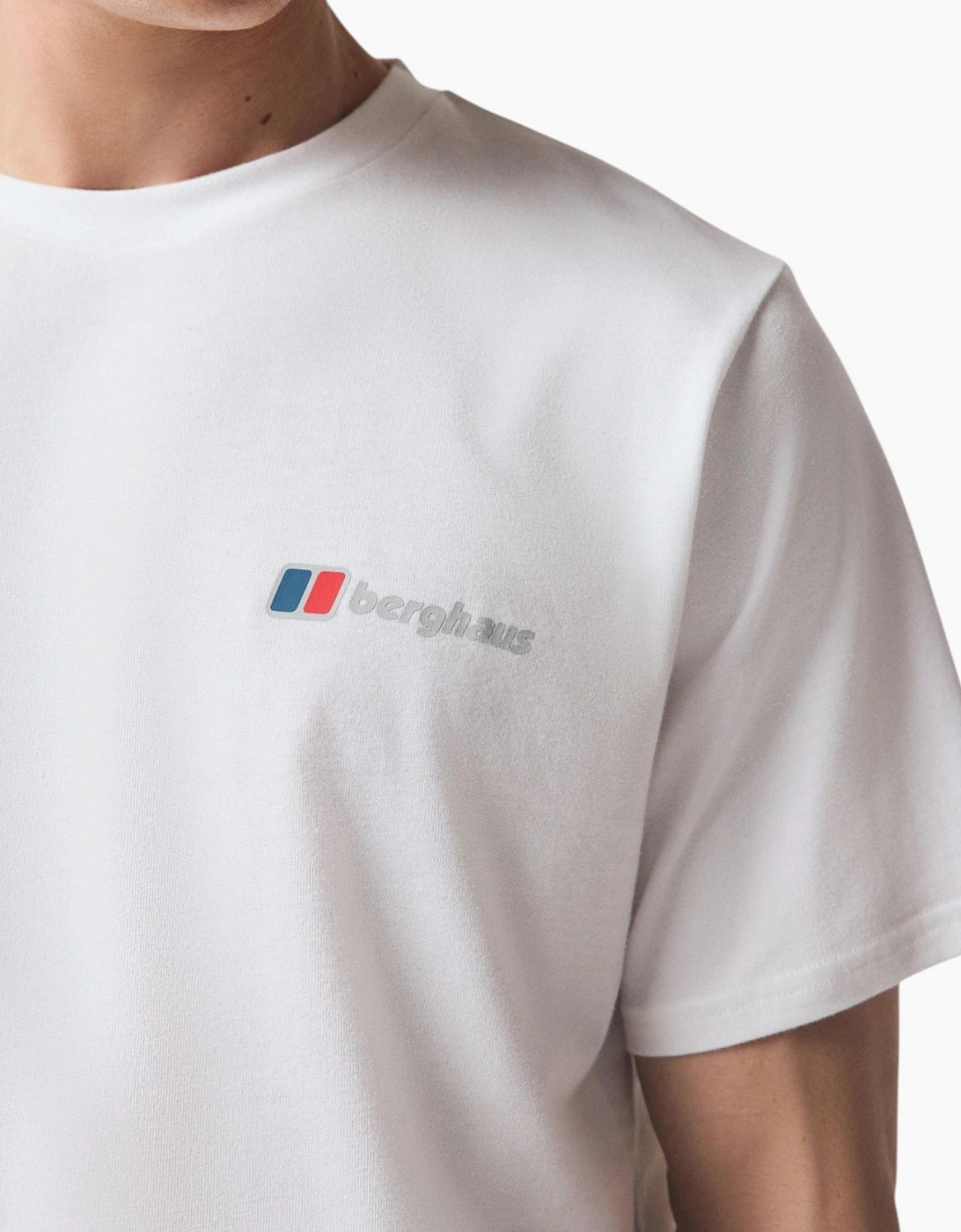 Berghaus Mens T Shirt Mountain Side Crew Neck Short Sleeve Cotton Summer Tee