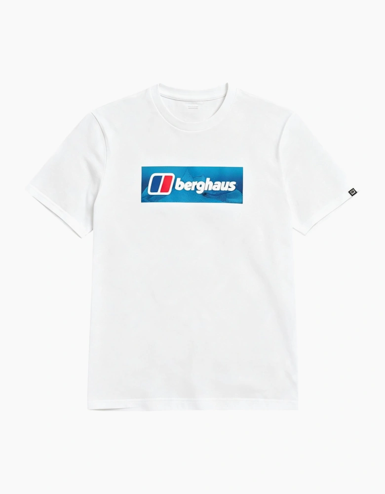 Berghaus Mens T Shirt Panaromic WF Logo Crew Neck Short Sleeve Cotton Summer Tee