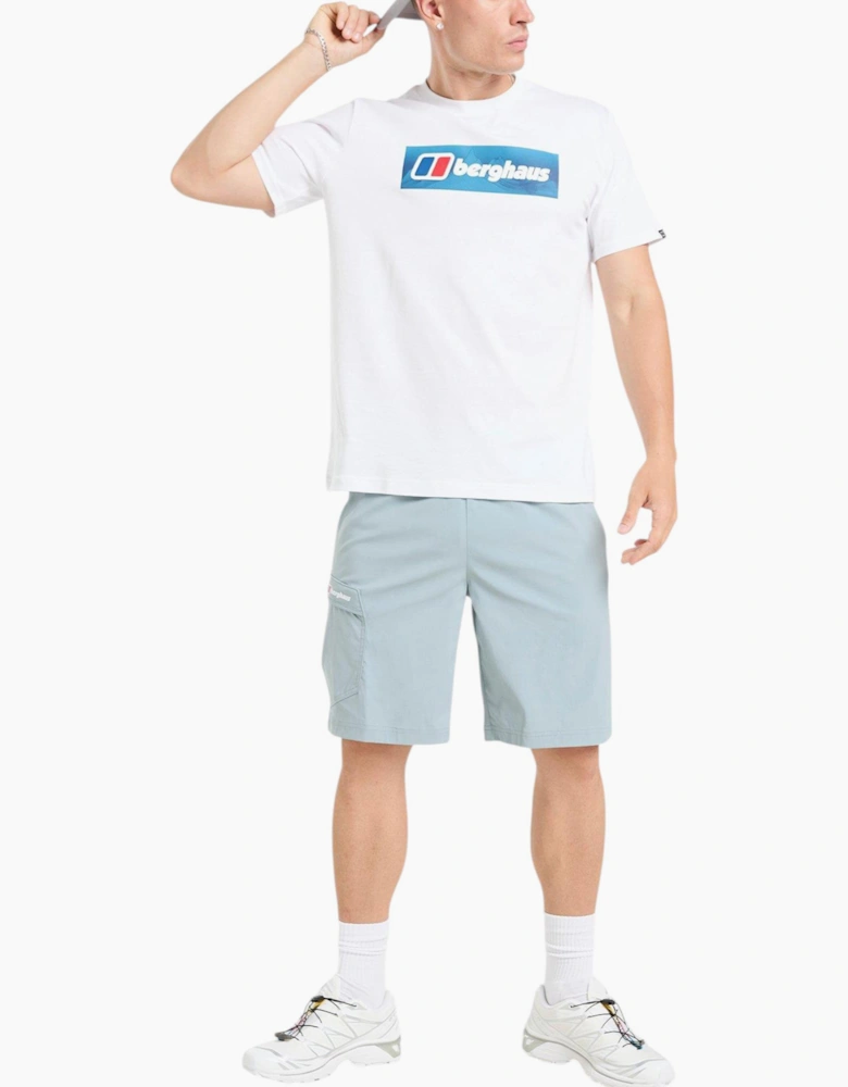 Berghaus Mens T Shirt Panaromic WF Logo Crew Neck Short Sleeve Cotton Summer Tee