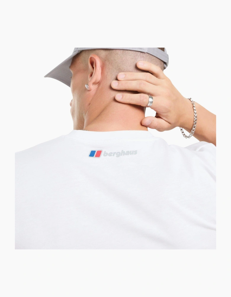 Berghaus Mens T Shirt Panaromic WF Logo Crew Neck Short Sleeve Cotton Summer Tee