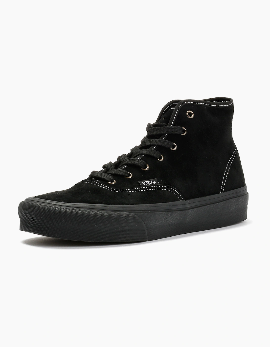 Vans Authentic Hi 2.0 Men's Pig Suede Black Trainers