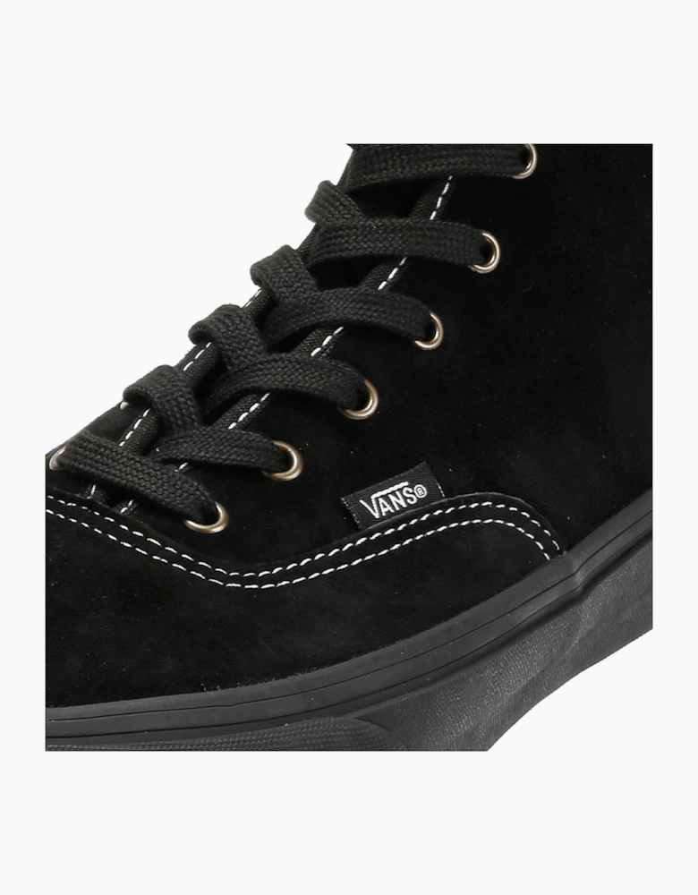 Vans Authentic Hi 2.0 Men's Pig Suede Black Trainers