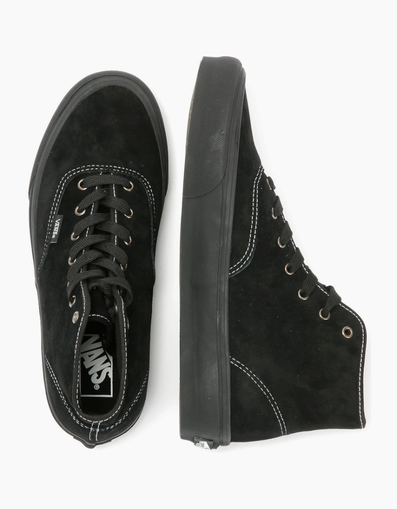 Vans Authentic Hi 2.0 Men's Pig Suede Black Trainers