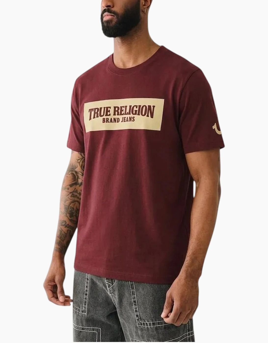 True Religion 700165 Mens T Shirts Cotton Tee