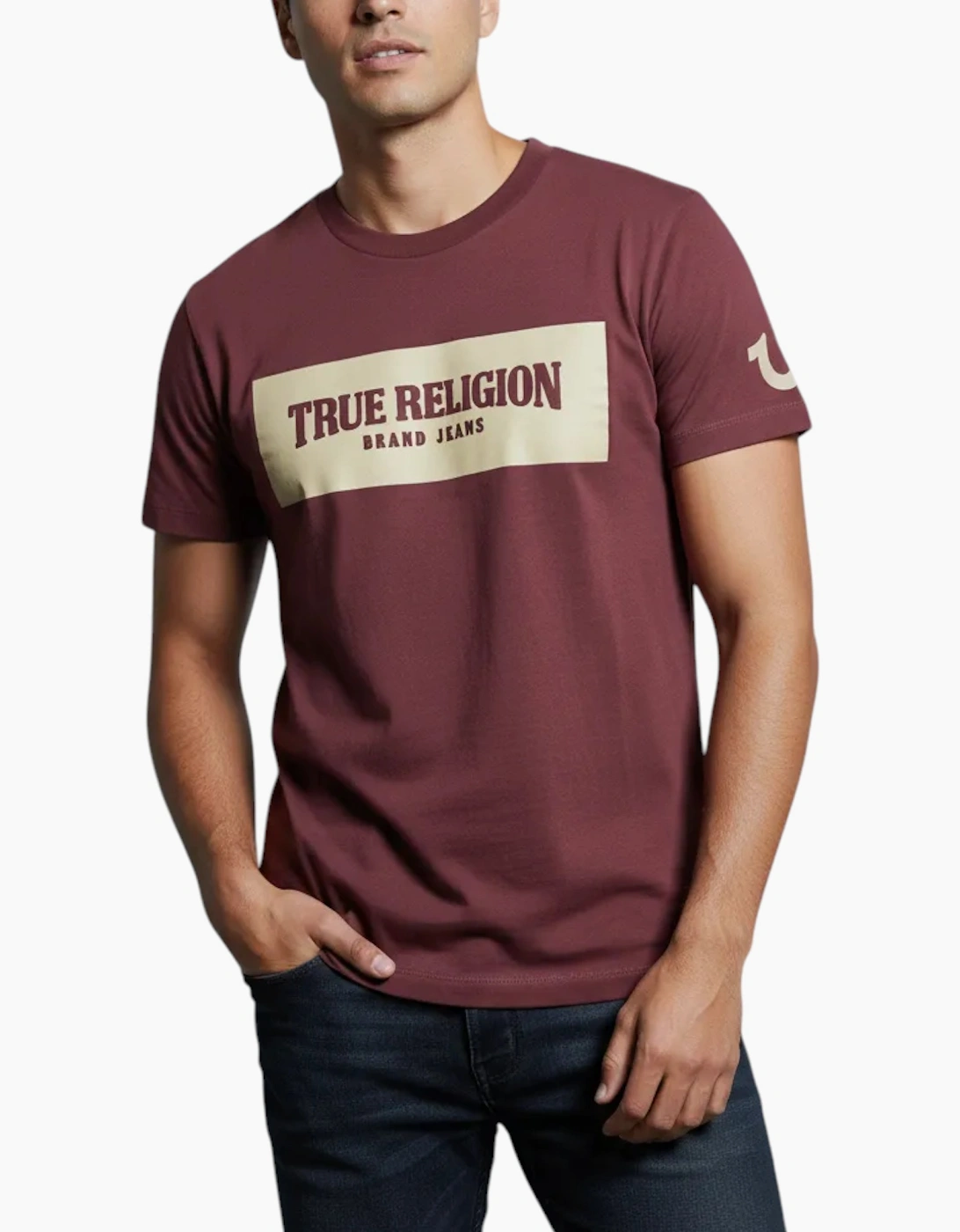 True Religion 700165 Mens T Shirts Cotton Tee