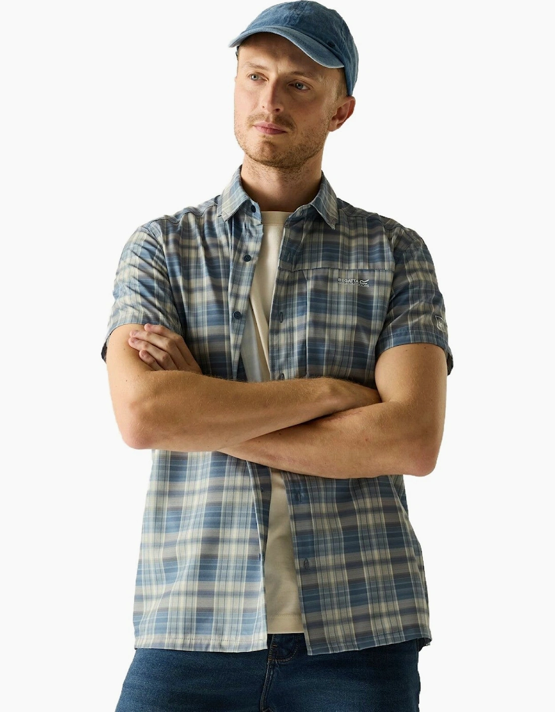 Regatta Mens Anti-Insect Travel Light Short Sleeve Shirt