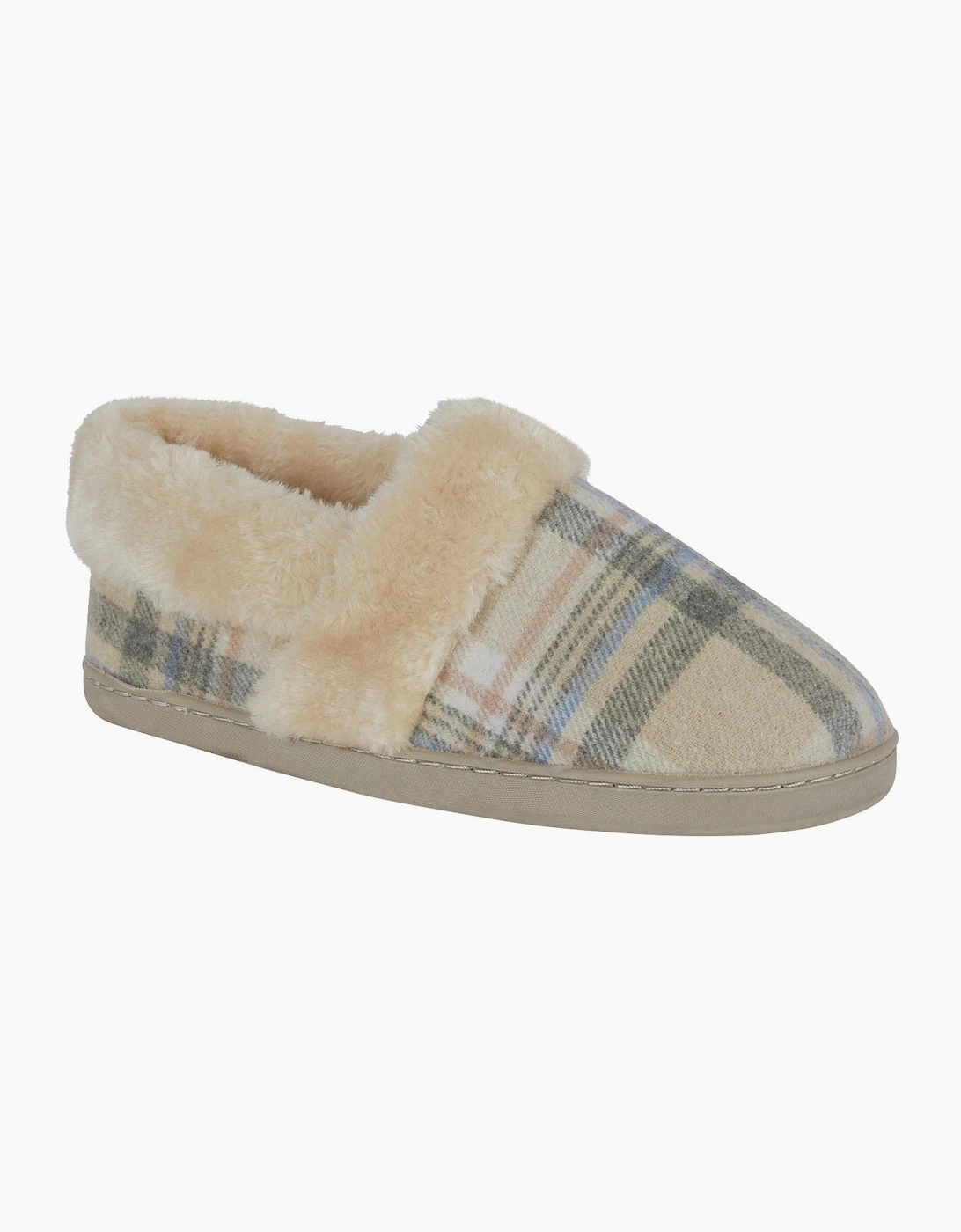 Jo & Joe HERITAGE Womens Moccasin Slippers Oatmeal