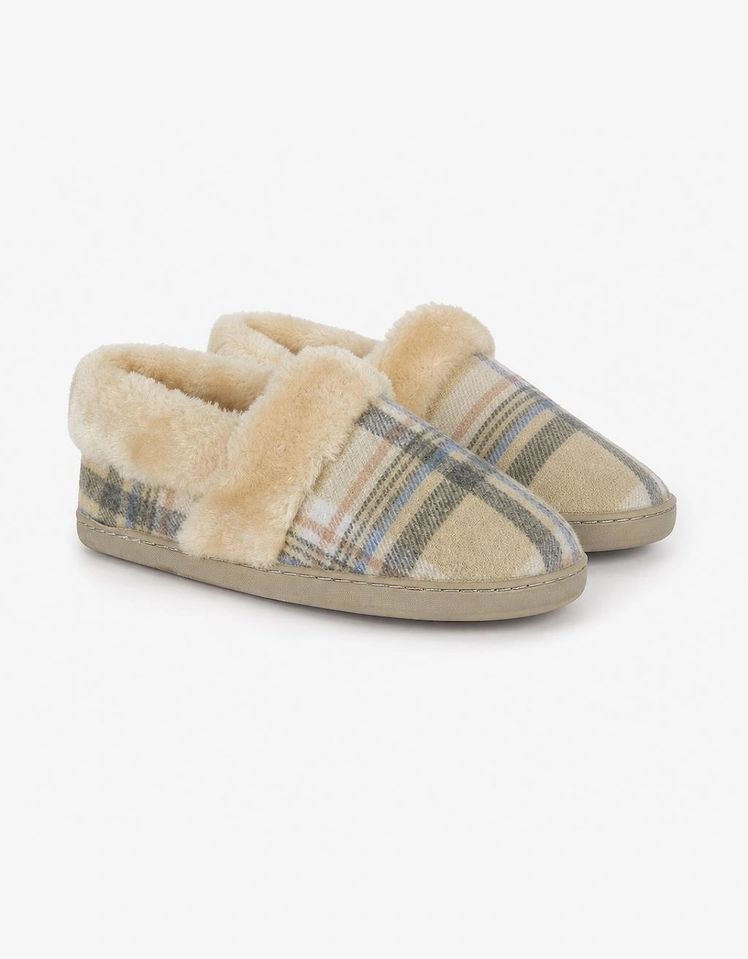 Jo & Joe HERITAGE Womens Moccasin Slippers Oatmeal