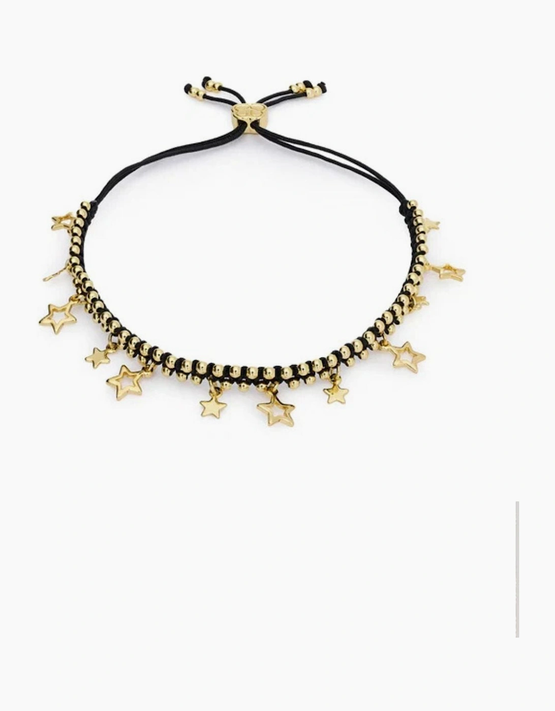Estelle Black and Gold Charm Bracelet