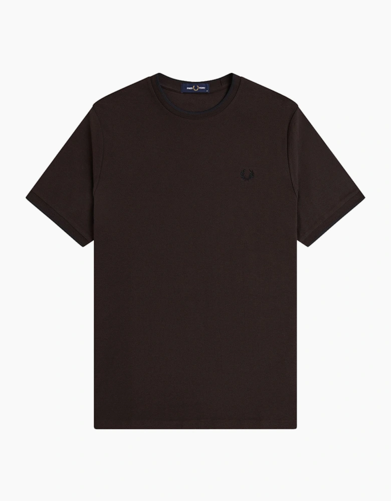 Fred Perry Trim Detail Crepe Piqué T-Shirt