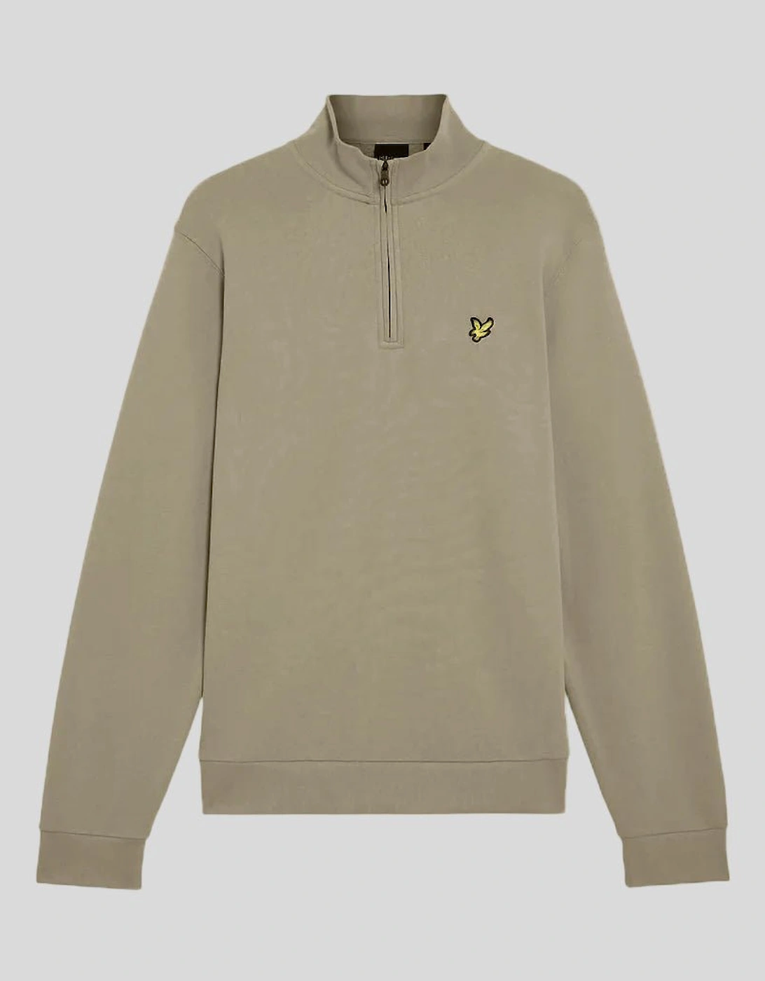 Lyle & Scott Lyle And Scott Boy's Everyday 1/4 Zip Cotton Sweatshirt - Tan
