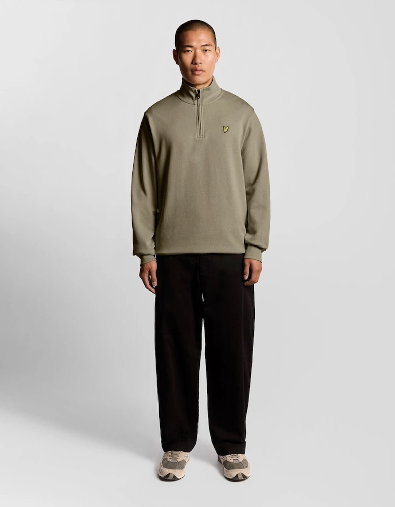 Everyday 1/4 Zip Cotton Sweatshirt